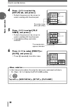 Preview for 20 page of Olympus CAMEDIA C-480 ZOOM Advanced Manual