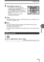 Preview for 61 page of Olympus CAMEDIA C-480 ZOOM Advanced Manual