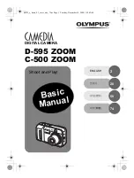 Olympus CAMEDIA C-500 Zoom Basic Manual preview