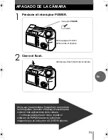 Предварительный просмотр 71 страницы Olympus CAMEDIA C-55 ZOOM Basic Manual