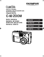 Предварительный просмотр 1 страницы Olympus CAMEDIA C-60 Zoom Basic Manual