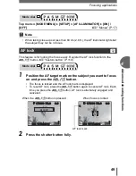 Предварительный просмотр 49 страницы Olympus CAMEDIA C-70 ZOOM Advanced Manual