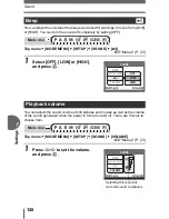 Предварительный просмотр 128 страницы Olympus CAMEDIA C-7070 Wide Zoom Advanced Manual