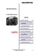 Preview for 1 page of Olympus CAMEDIA C-7070 Wide Zoom Repair Manual