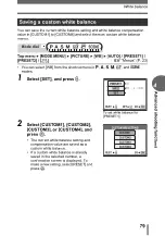 Предварительный просмотр 79 страницы Olympus CAMEDIA C-7070wz Advanced Manual