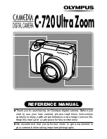 Preview for 2 page of Olympus CAMEDIA C-720 Ultra Zoom Reference Manual