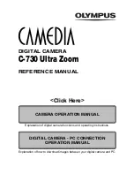 Preview for 1 page of Olympus CAMEDIA C-730 Ultra Zoom Reference Manual