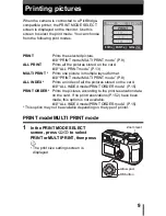Preview for 9 page of Olympus CAMEDIA C-740 Ultra Zoom Printing Manual