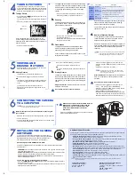 Preview for 2 page of Olympus CAMEDIA C-740 Ultra Zoom Quick Start Manual