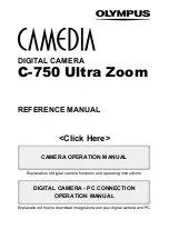 Olympus Camedia C-750 Ultra Zoom Reference Manual preview