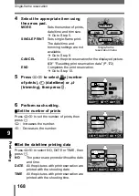 Предварительный просмотр 169 страницы Olympus Camedia C-750 Ultra Zoom Reference Manual