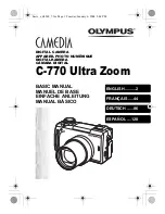 Olympus CAMEDIA C-770 Ultra Zoom Basic Manual preview