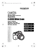 Предварительный просмотр 1 страницы Olympus CAMEDIA C-8080 Wide Zoom Basic Manual