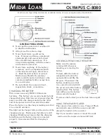Preview for 1 page of Olympus CAMEDIA C-8080 Wide Zoom Operating Manual