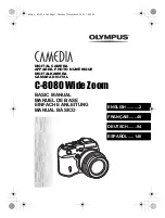 Preview for 1 page of Olympus CAMEDIA C-8080 Wide Zoom User Manual