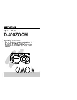 Preview for 1 page of Olympus CAMEDIA D-490 Zoom Operating Instructions Manual