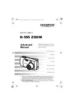 Preview for 1 page of Olympus CAMEDIA D-555 Zoom Advanced Manual