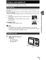 Предварительный просмотр 29 страницы Olympus CAMEDIA D-630 Zoom Advanced Manual