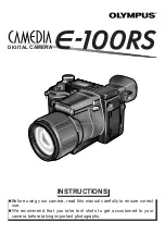 Olympus CAMEDIA E-100 RS Instructions Manual preview