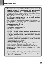 Preview for 21 page of Olympus CAMEDIA E-100 RS Instructions Manual