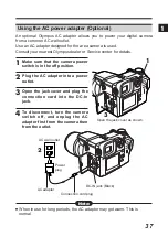 Preview for 37 page of Olympus CAMEDIA E-100 RS Instructions Manual