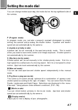 Preview for 47 page of Olympus CAMEDIA E-100 RS Instructions Manual