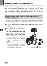 Preview for 112 page of Olympus CAMEDIA E-100 RS Instructions Manual