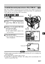 Preview for 121 page of Olympus CAMEDIA E-100 RS Instructions Manual