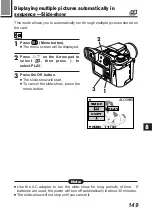 Preview for 149 page of Olympus CAMEDIA E-100 RS Instructions Manual