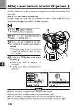 Preview for 154 page of Olympus CAMEDIA E-100 RS Instructions Manual