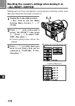 Preview for 176 page of Olympus CAMEDIA E-100 RS Instructions Manual