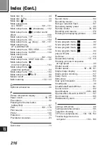 Preview for 216 page of Olympus CAMEDIA E-100 RS Instructions Manual