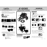 Preview for 1 page of Olympus CAMEDIA E-100 RS Quick Start Manual