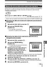 Предварительный просмотр 133 страницы Olympus CAMEDIA SP-500 UZ Manual Avanzado