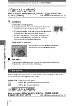 Предварительный просмотр 72 страницы Olympus CAMEDIA SP-500 UZ Manuel Avancé