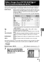 Предварительный просмотр 87 страницы Olympus CAMEDIA SP-500 UZ Manuel Avancé