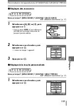 Предварительный просмотр 117 страницы Olympus CAMEDIA SP-500 UZ Manuel Avancé