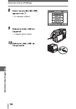Предварительный просмотр 124 страницы Olympus CAMEDIA SP-500 UZ Manuel Avancé