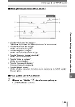 Предварительный просмотр 143 страницы Olympus CAMEDIA SP-500 UZ Manuel Avancé