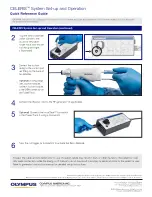 Предварительный просмотр 2 страницы Olympus CELERIS Quick Reference Manual