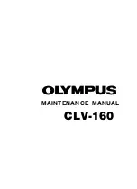 Olympus CLV-160 Maintenance Manual preview
