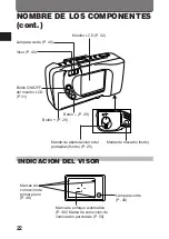 Предварительный просмотр 22 страницы Olympus D-360L - 1.2MP Digital Camera Instrucciones