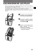 Предварительный просмотр 25 страницы Olympus D-360L - 1.2MP Digital Camera Instrucciones