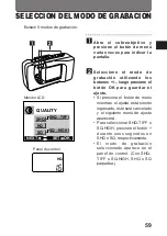 Предварительный просмотр 59 страницы Olympus D-360L - 1.2MP Digital Camera Instrucciones