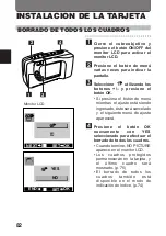 Предварительный просмотр 82 страницы Olympus D-360L - 1.2MP Digital Camera Instrucciones