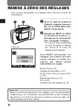 Предварительный просмотр 70 страницы Olympus D-360L - 1.2MP Digital Camera Mode D'Emploi