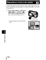 Предварительный просмотр 105 страницы Olympus D560 - 3.2 MP Digital Camera Manual De Consulta