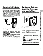 Preview for 11 page of Olympus DM-1 Instructions Manual