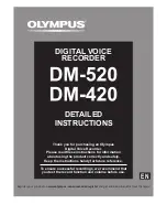 Olympus DM 520 - Ultimate Recording Combo Detailed Instructions preview
