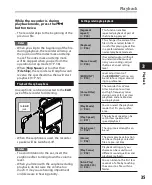 Preview for 35 page of Olympus DM 520 - Ultimate Recording Combo Detailed Instructions